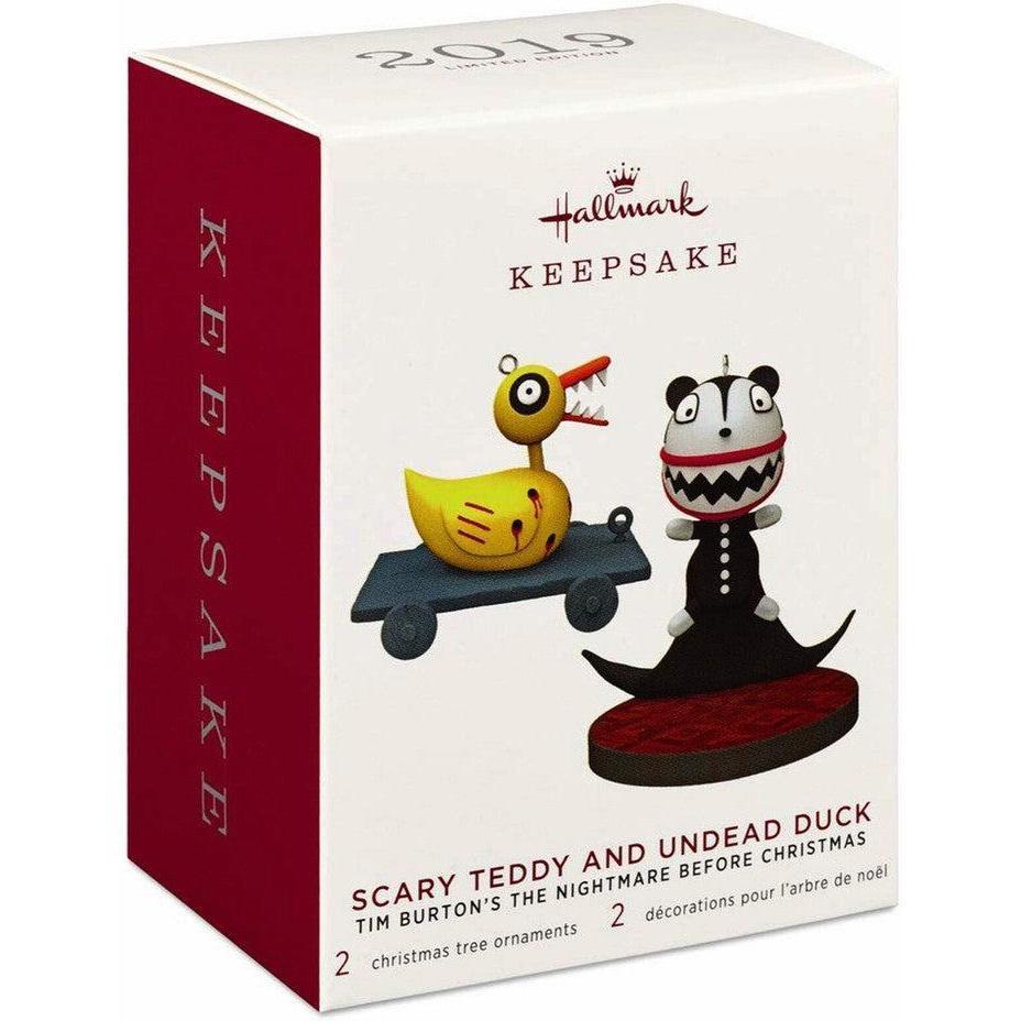 2019 Scary Teddy and Undead Duck Hallmark Ornament (Nightmare Before Christmas) QXE3129