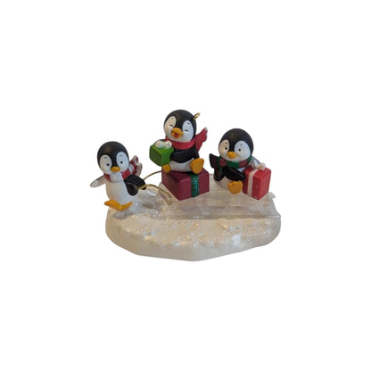 2019 Sledding Shenanigans Kris' Penguins Hallmark Ornament - QXC5376 Image1