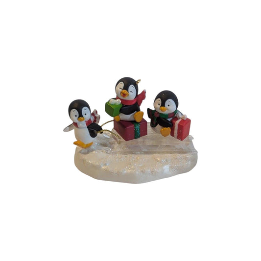 2019 Sledding Shenanigans Kris' Penguins Hallmark Ornament - QXC5376 Image1