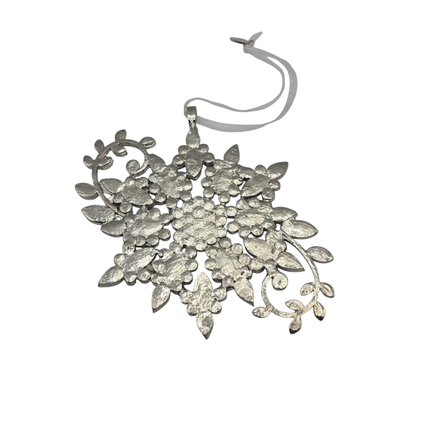 2019 Sparkling Poinsettia Hallmark Ornament (Snowflake) QK1239