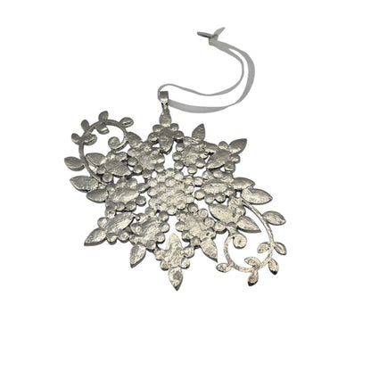 2019 Sparkling Poinsettia Hallmark Ornament (Snowflake) QK1239