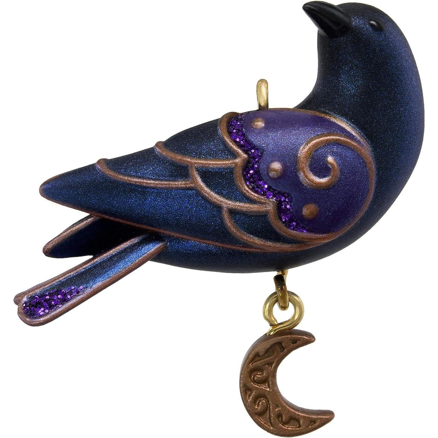 2019 Stately LIttle Raven Hallmark Ornament (Halloween) QFO5278