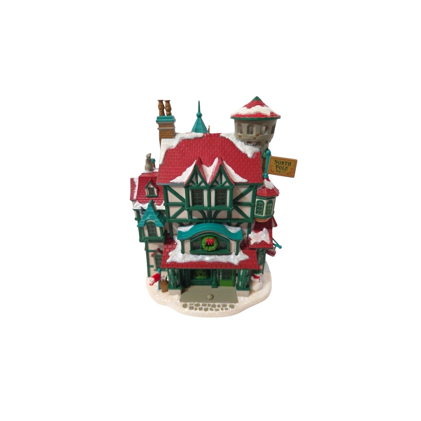 2019 The Magic of Christmas North Pole Village Hallmark Ornament Image1
