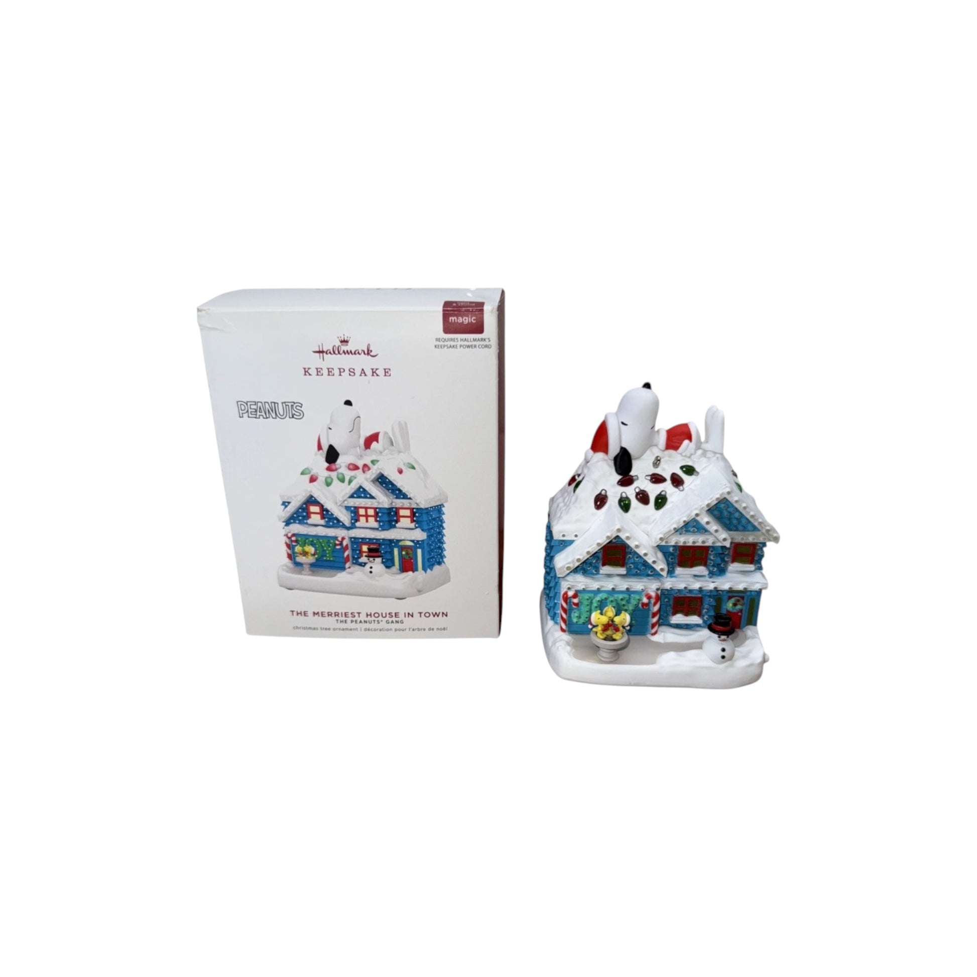 2019 The Merriest House in Town Hallmark Ornament (Peanuts) QXI3707 Image8