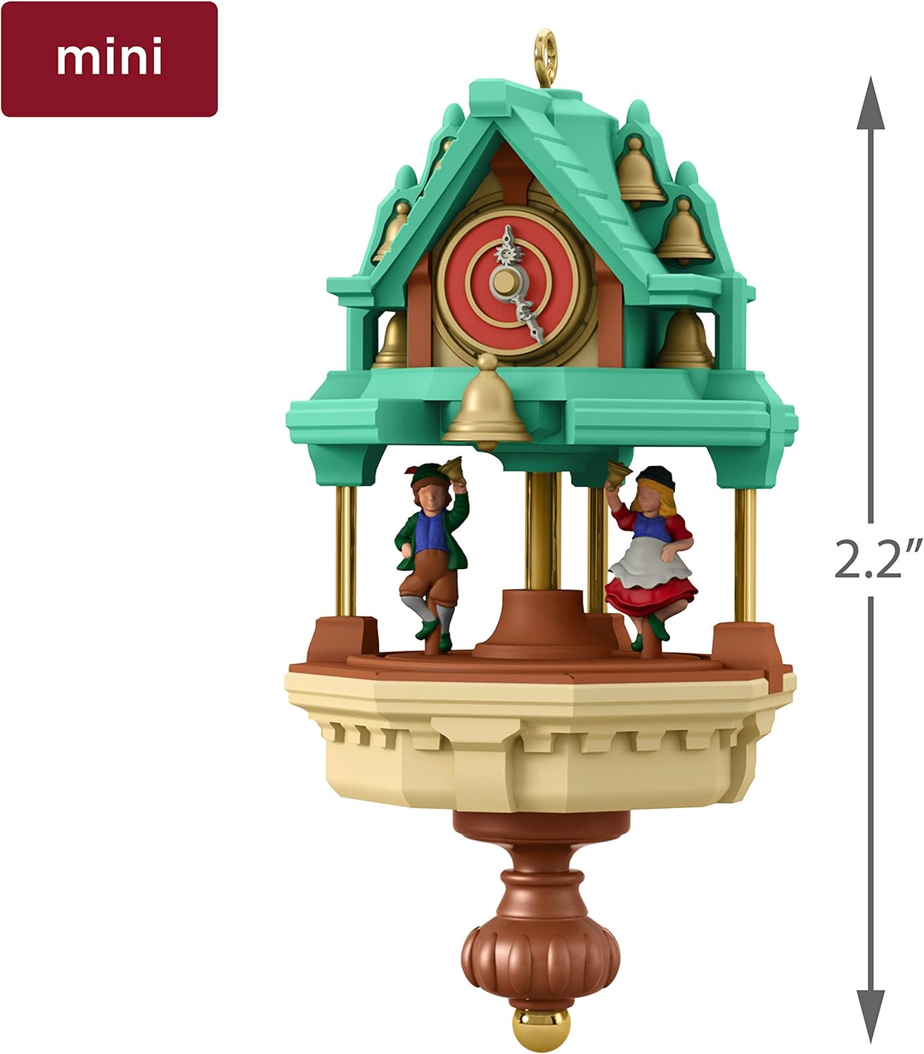 2019 Tick Tock Twirlers Hallmark Ornament (Clock) QXM8337