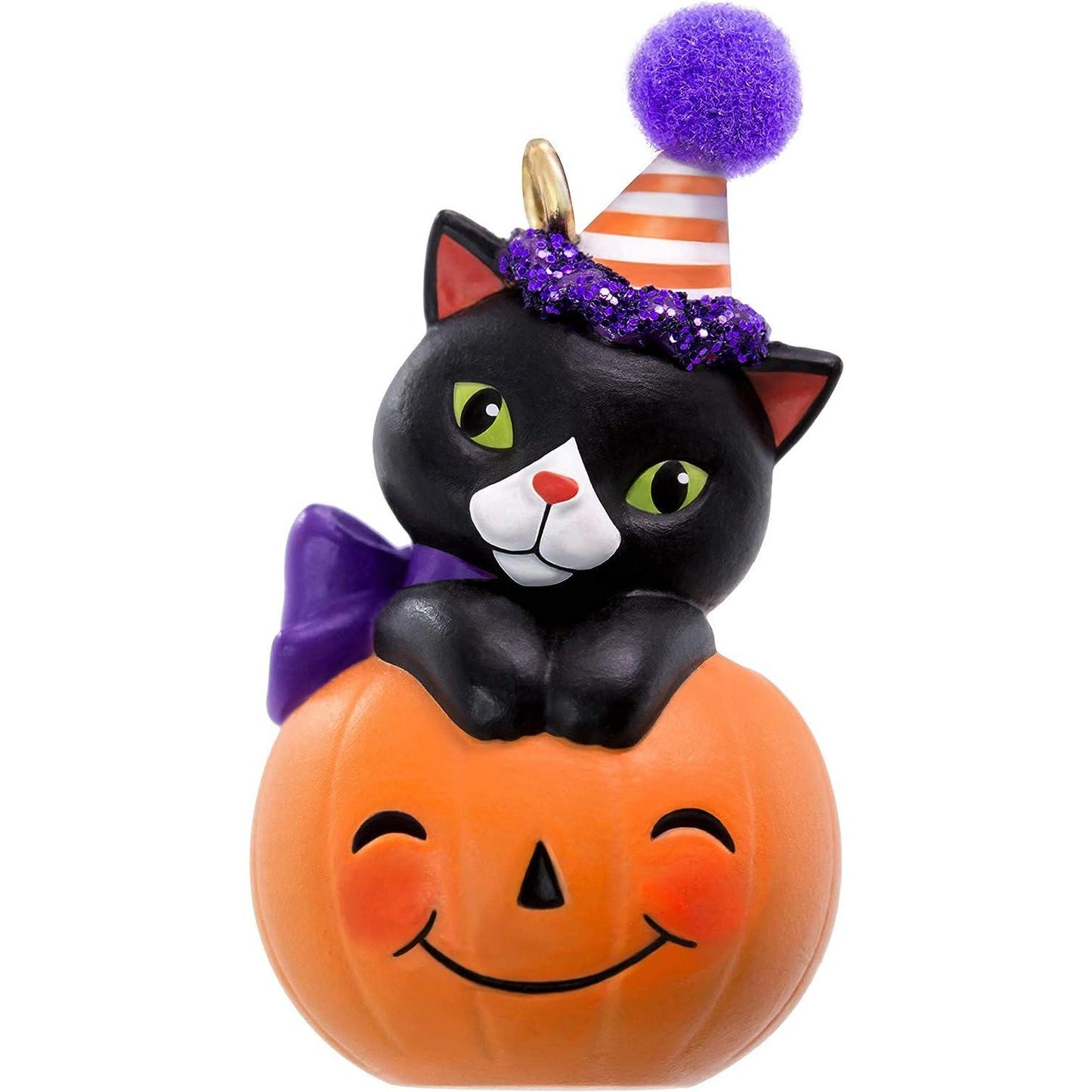 2019 Tiny Black Cat Hallmark Ornament (Halloween) QFO5279