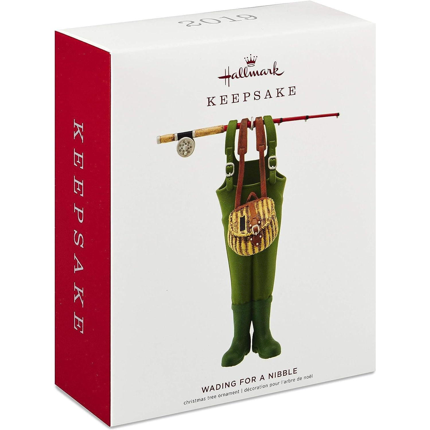 2019 Wading for a Nibble Hallmark Ornament (Fishing) QGO2269