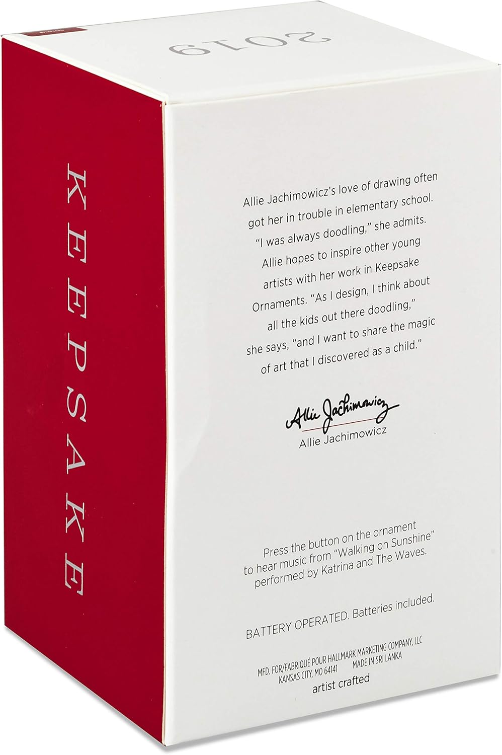 2019 Walking on Sunshine Hallmark Ornament (Beach) QGO2319