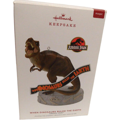 2019 When Dinosaurs Ruled the Earth Hallmark Ornament (Jurassic Park) QXI3699