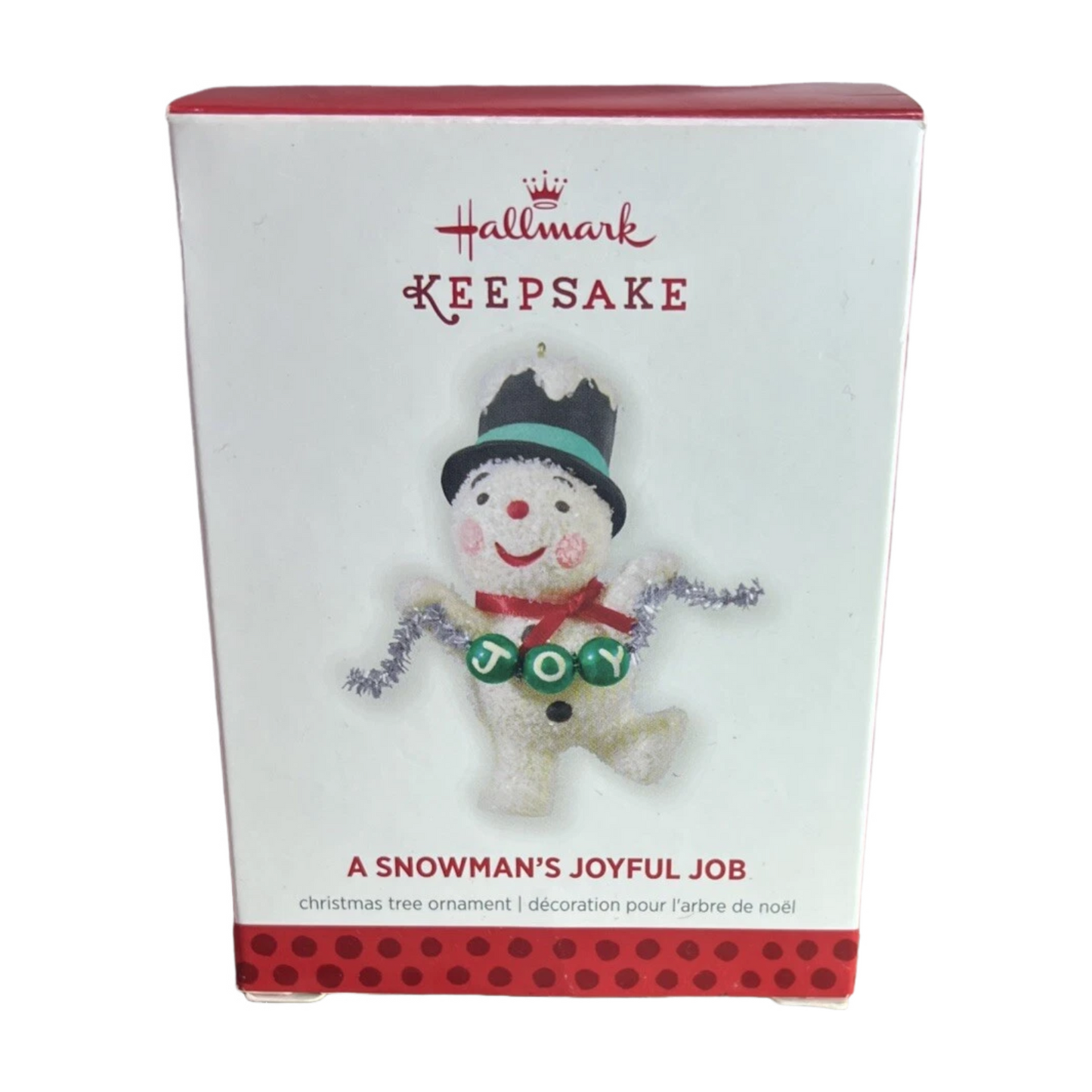 2013 A Snowman's Joyful Job Hallmark Ornament (Snowmen) QXG1362