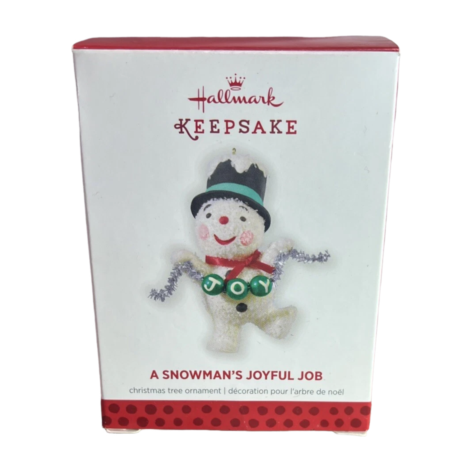 2013 A Snowman's Joyful Job Hallmark Ornament (Snowmen) QXG1362