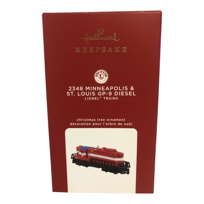 2020 2348 Minneapolis & St. Louis GP-9 Diesel Hallmark Ornament (Lionel) QXR9251