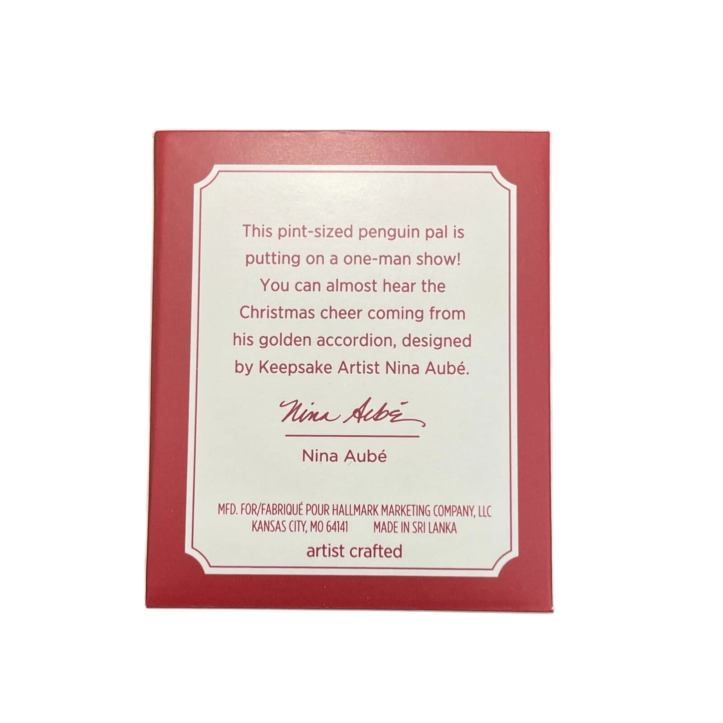 2020 Accordion Playing Penguin (Penguin Pal)