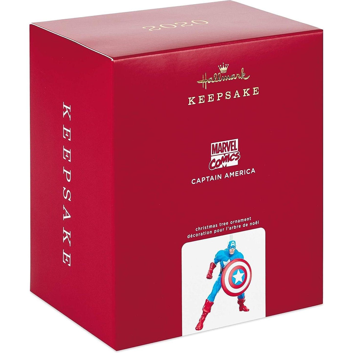 2020 Captain America Hallmark Ornament (Super Heroes) QK1344