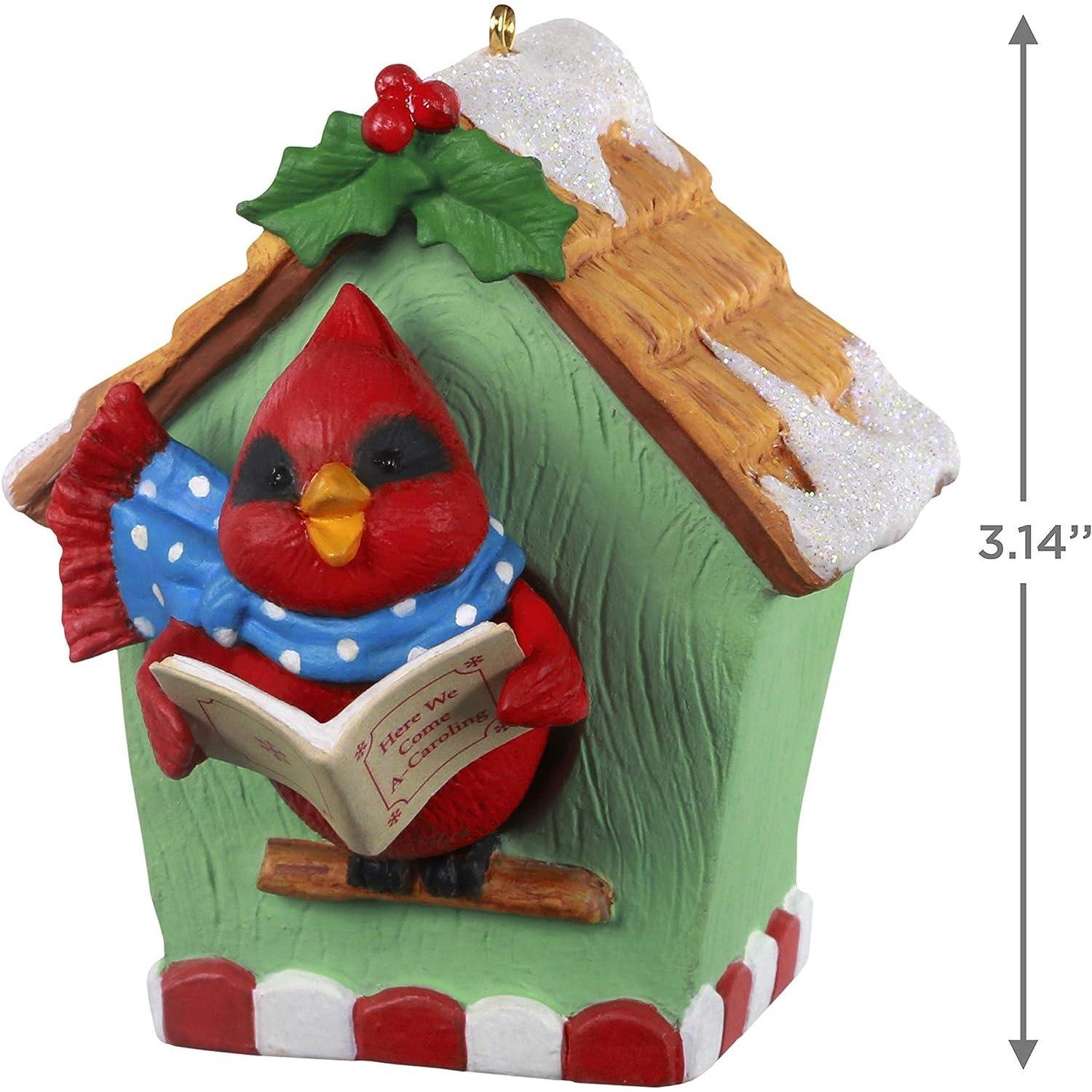 2020 Caroling Cardinal Hallmark Ornament (Bird) QGO2041