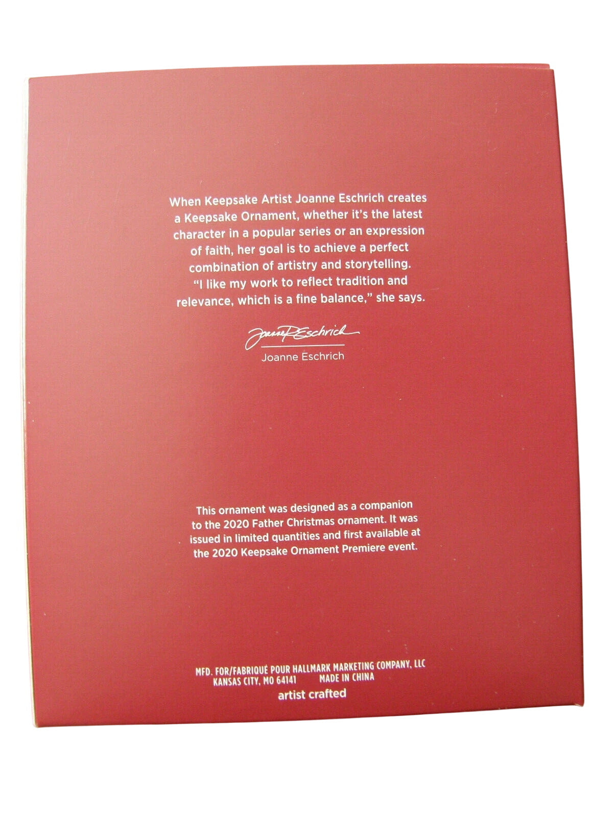 2020 Father Christmas's Reindeer Hallmark Ornament (Father Christmas) QXE3264