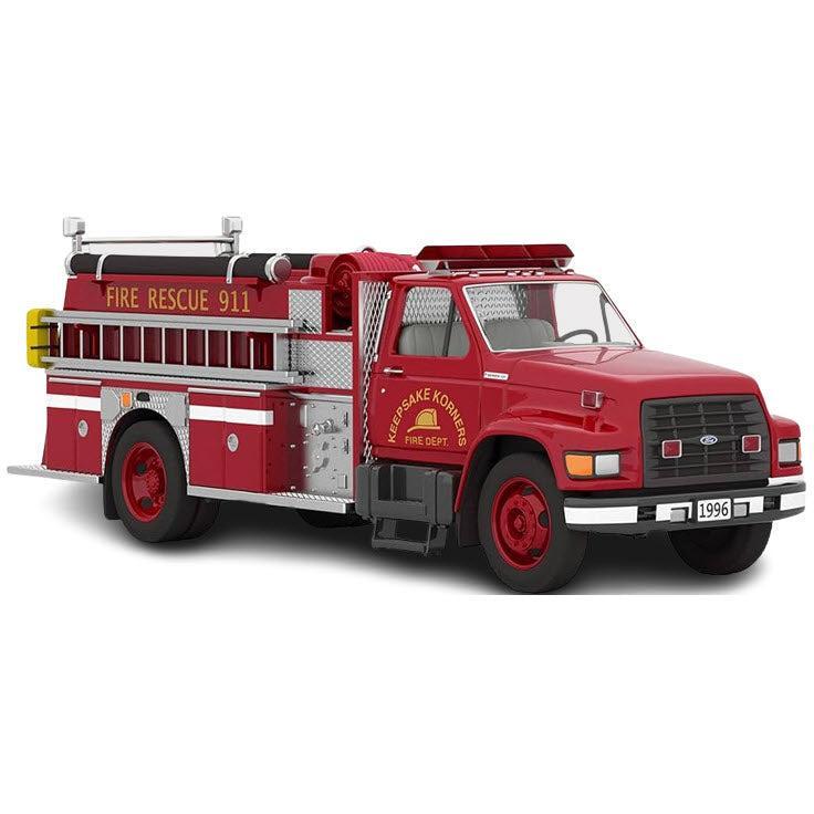 2020 (1996) Ford F-800 Fire Engine Hallmark Ornament (Fire Brigade) QXR9254