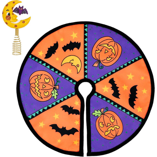 2020 Halloween Tree Topper & Skirt (Halloween)