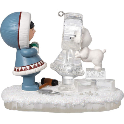 2020 Ice Statue Hallmark Ornament (Frosty Friends) QXR9171