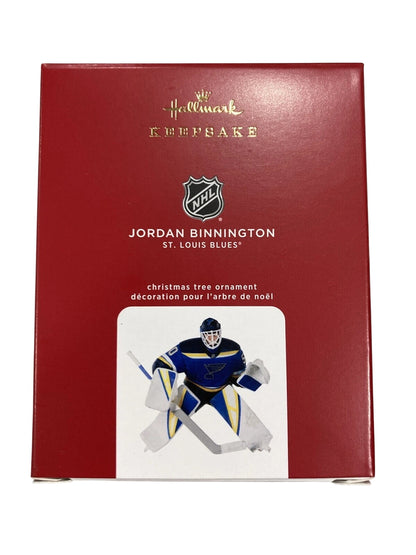 2020 Jordan Binnington Hallmark Ornament (Hockey Greats) QXI2764