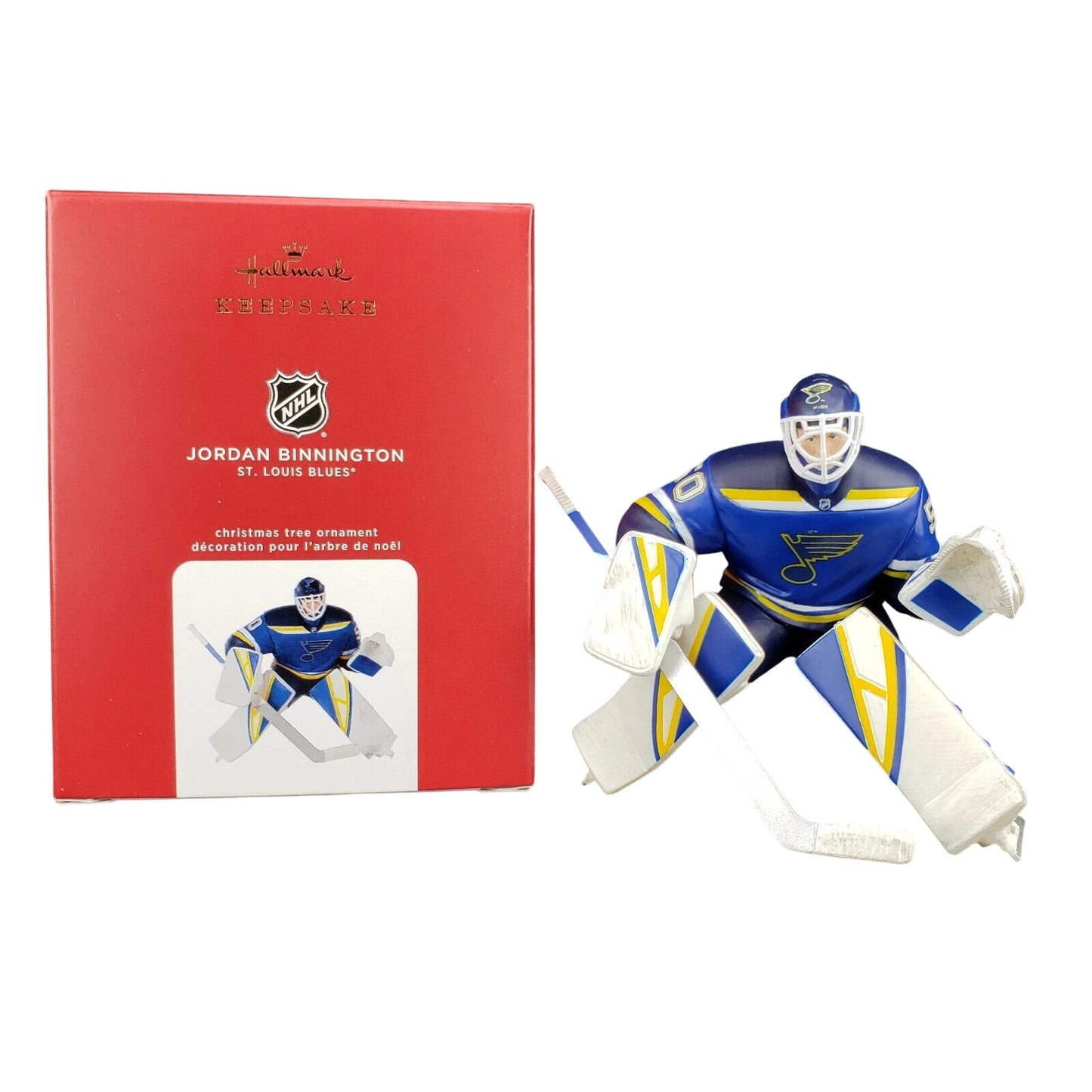 2020 Jordan Binnington Hallmark Ornament (Hockey Greats) QXI2764