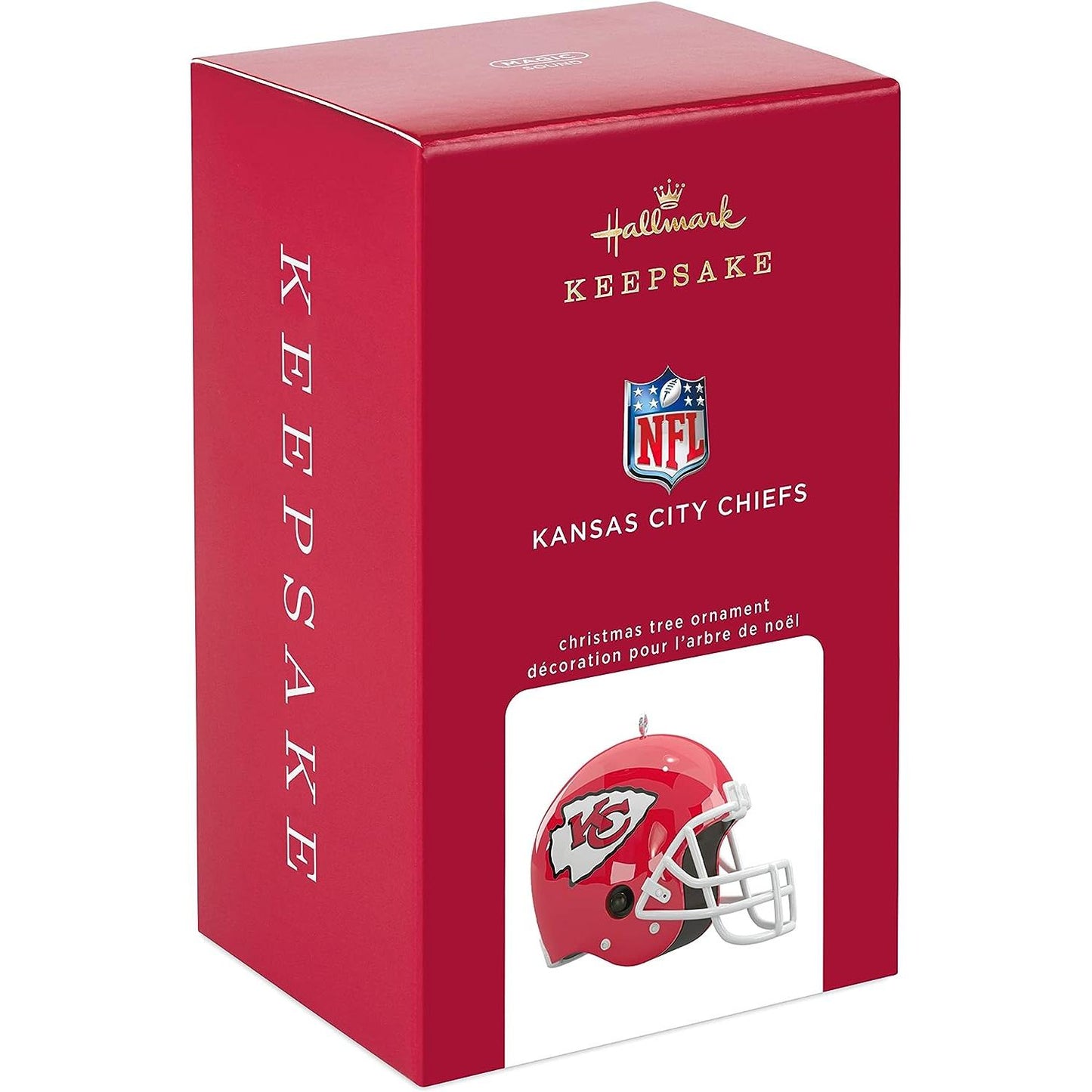 2020 Kansas City Chiefs Helmet Hallmark Ornament (NFL) QSR1131