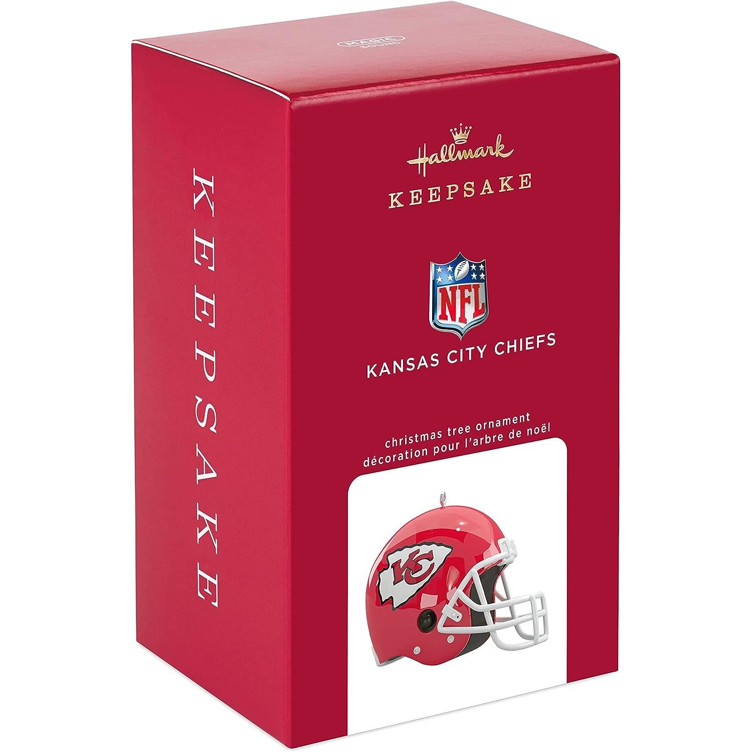 2020 Kansas City Chiefs Helmet Hallmark Ornament (NFL) QSR1131