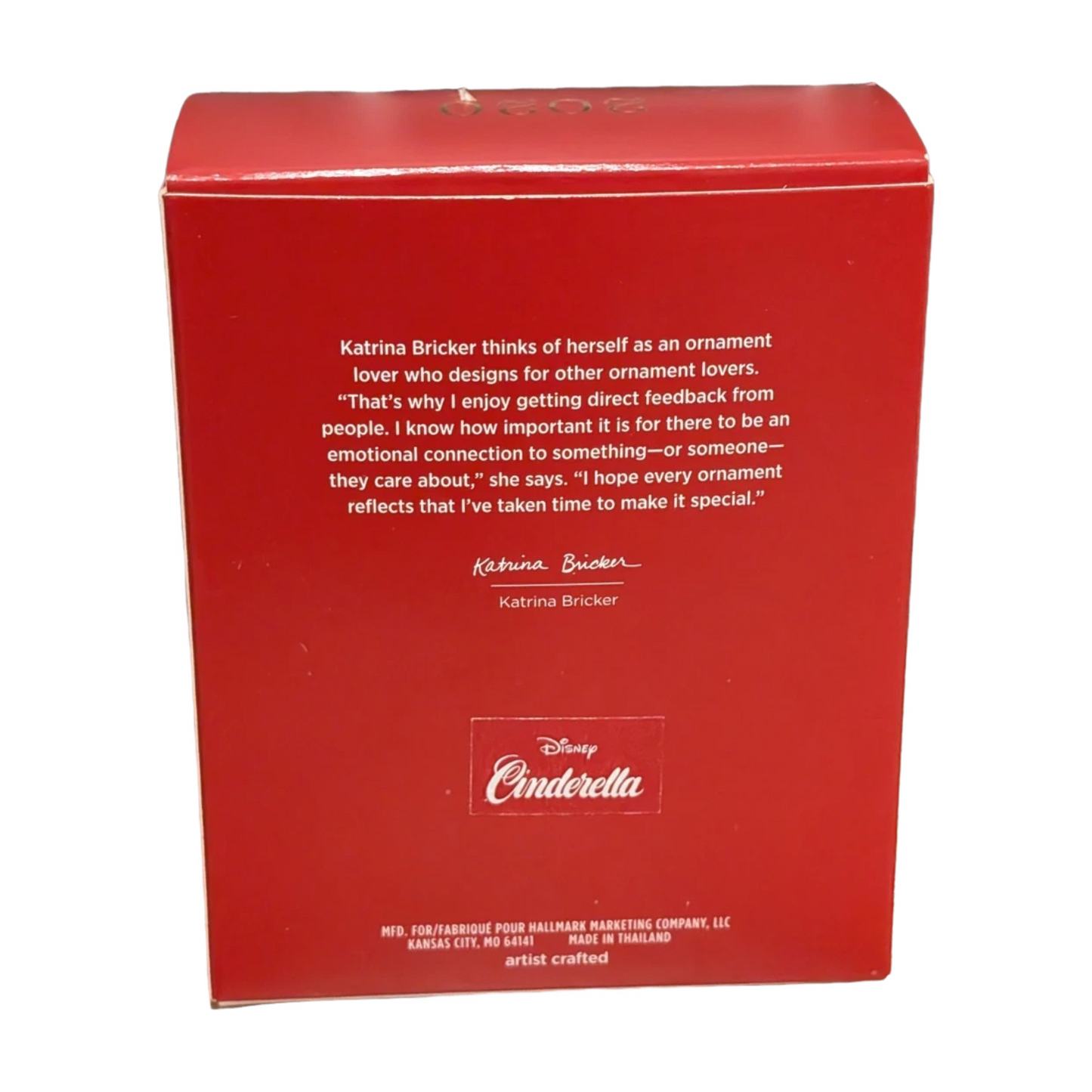 2020 A Perfect Fit Hallmark Ornament (Cinderella) QXD6551 Image6