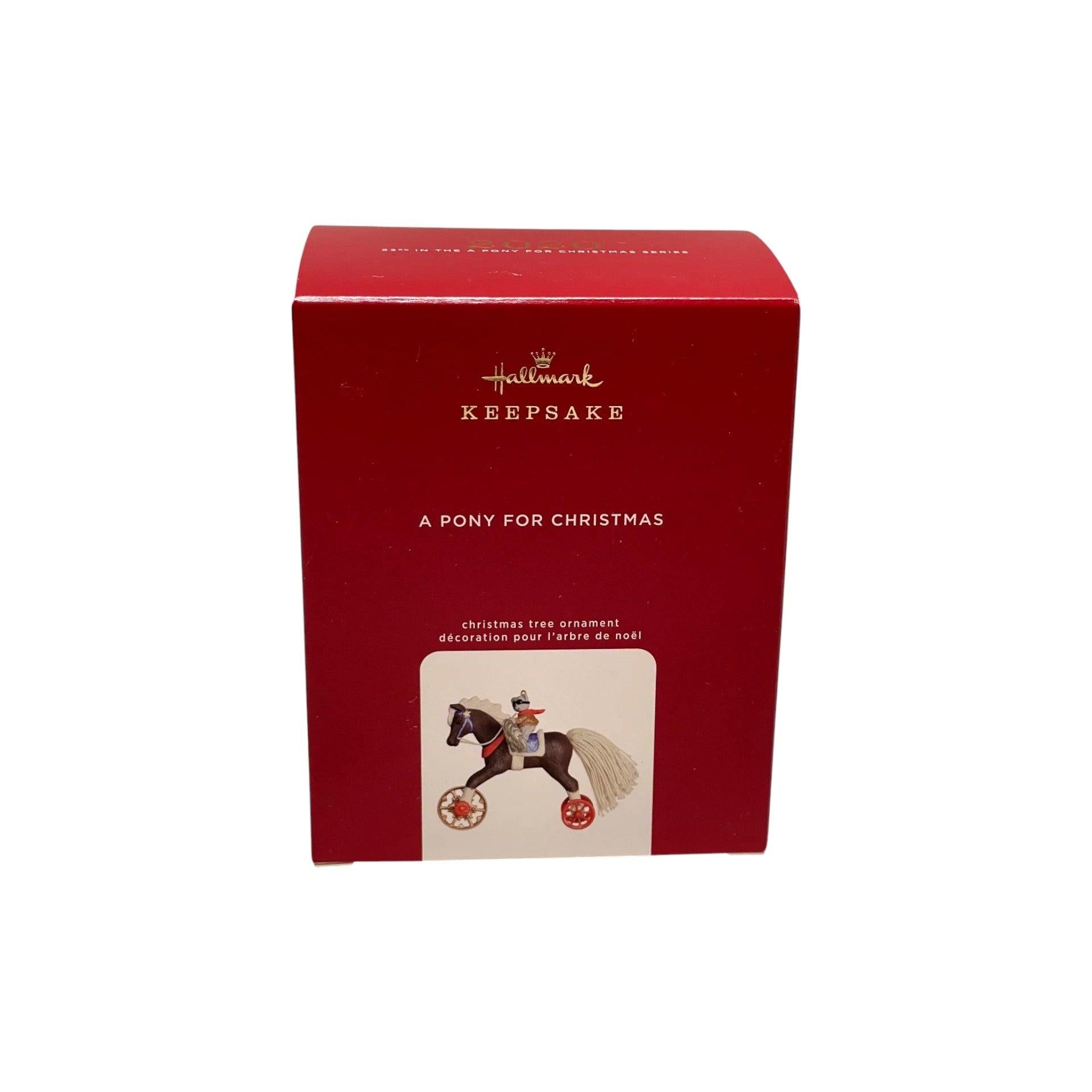 2020 A Pony for Christmas Hallmark Ornament (A Pony for Christmas) QXR9104 Image2