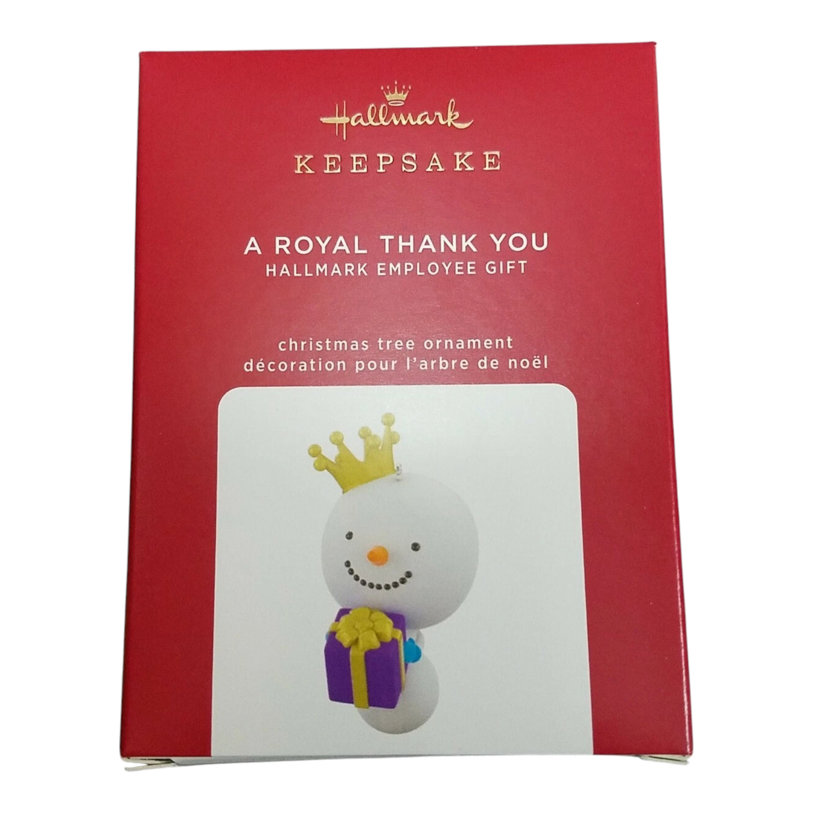 2020 A Royal Thank You Hallmark Ornament (Hallmark Employee Gift) LPR3444