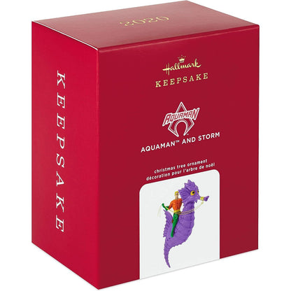 2020 Aquaman and Storm Hallmark Ornament (Super Heroes) QXI2404