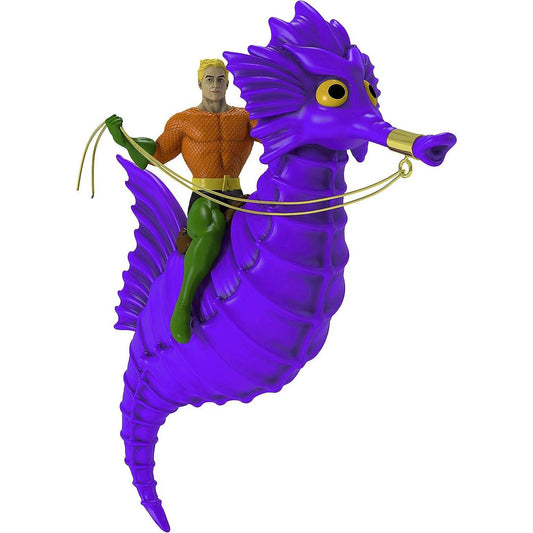 2020 Aquaman and Storm Hallmark Ornament (Super Heroes) QXI2404
