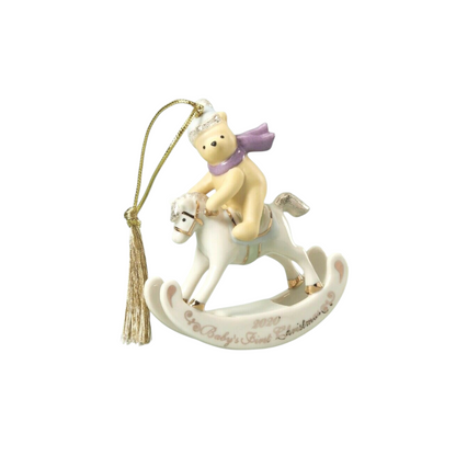 2020 Baby's First Christmas Winnie the Pooh Lenox Ornament 890079 Image1