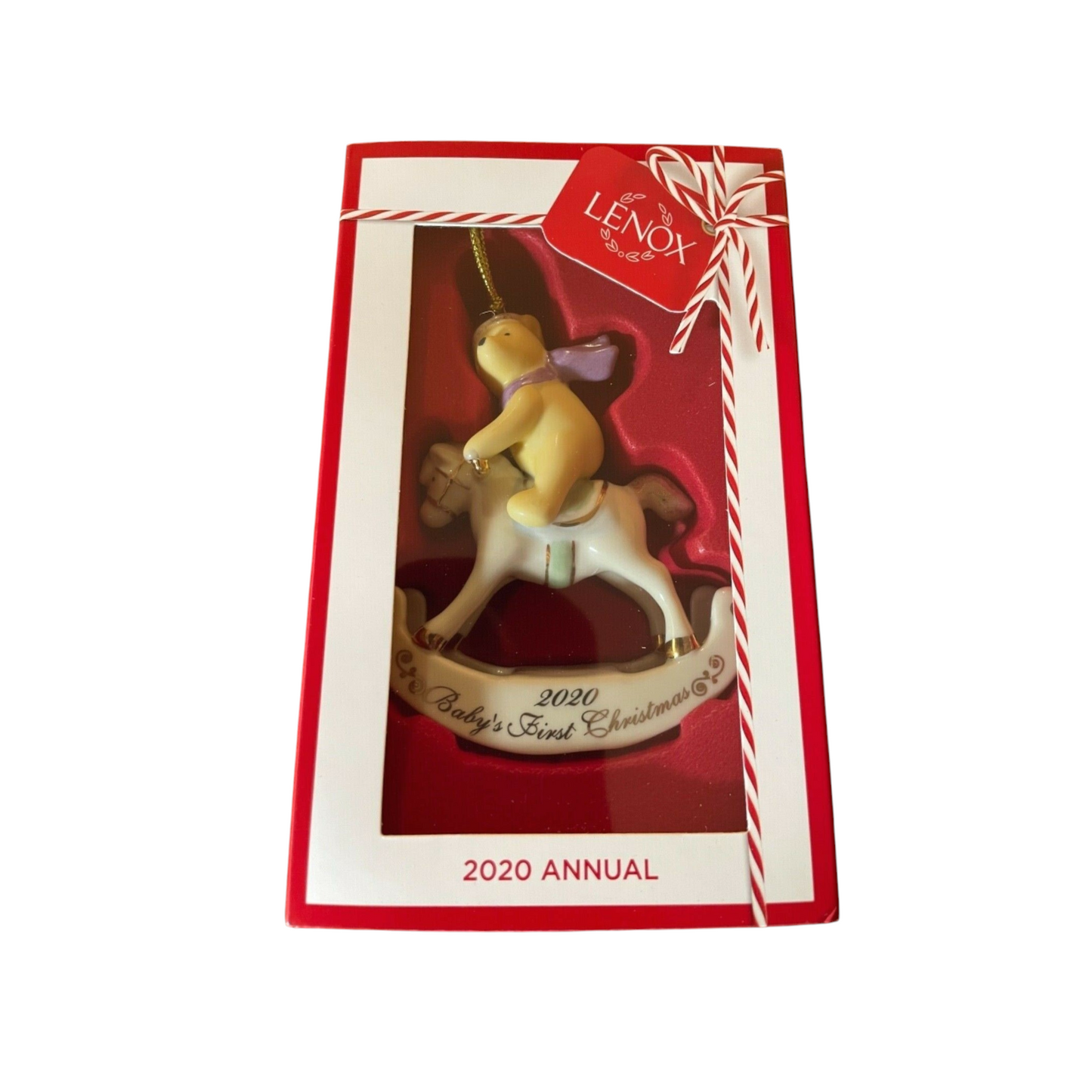 2020 Baby's First Christmas Winnie the Pooh Lenox Ornament 890079 Image2