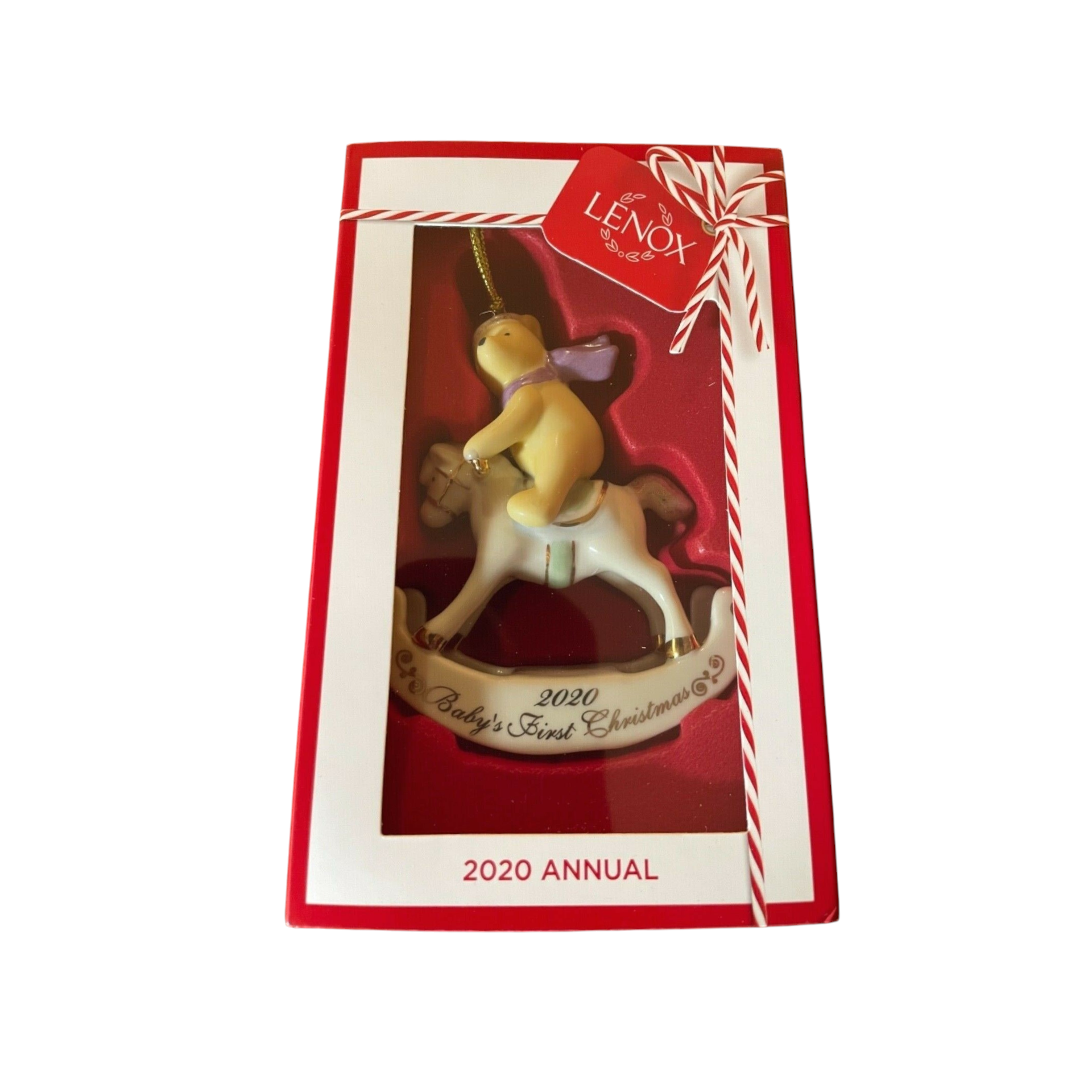 2020 Baby's First Christmas Winnie the Pooh Lenox Ornament 890079 Image2