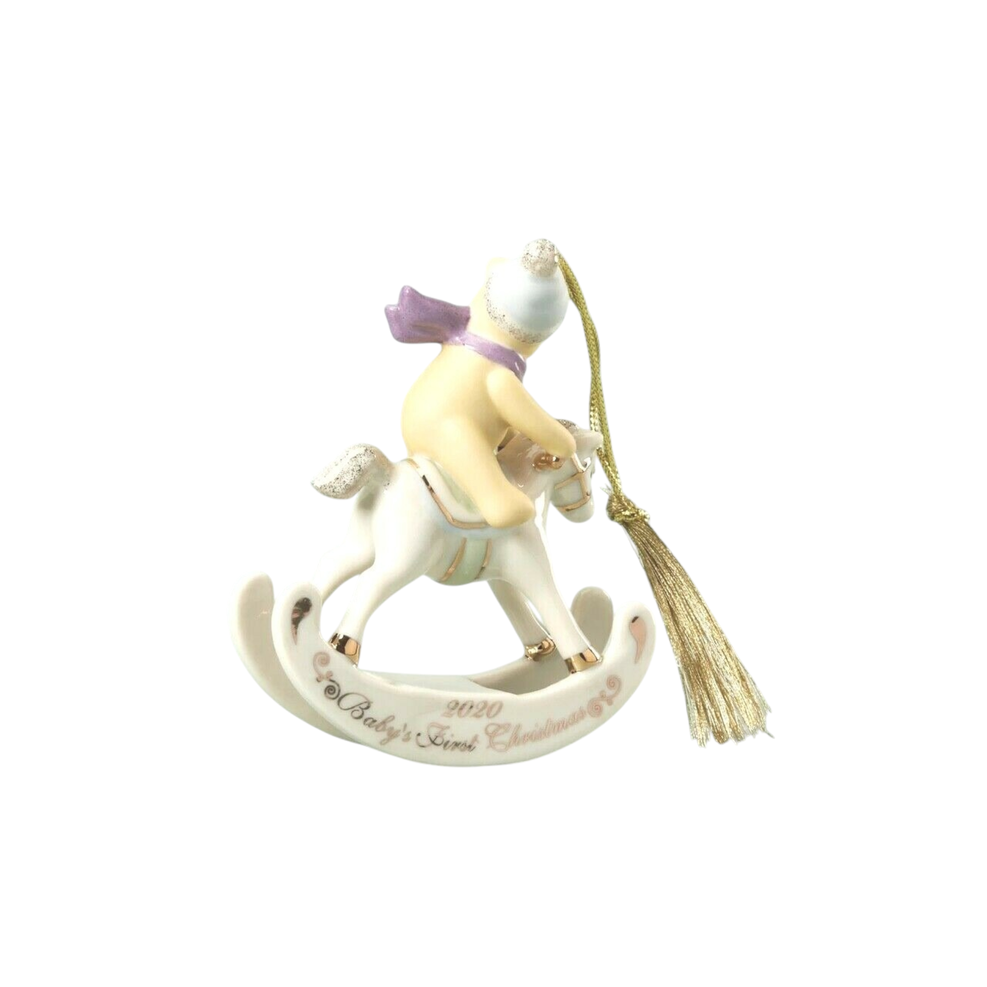 2020 Baby's First Christmas Winnie the Pooh Lenox Ornament 890079 Image3