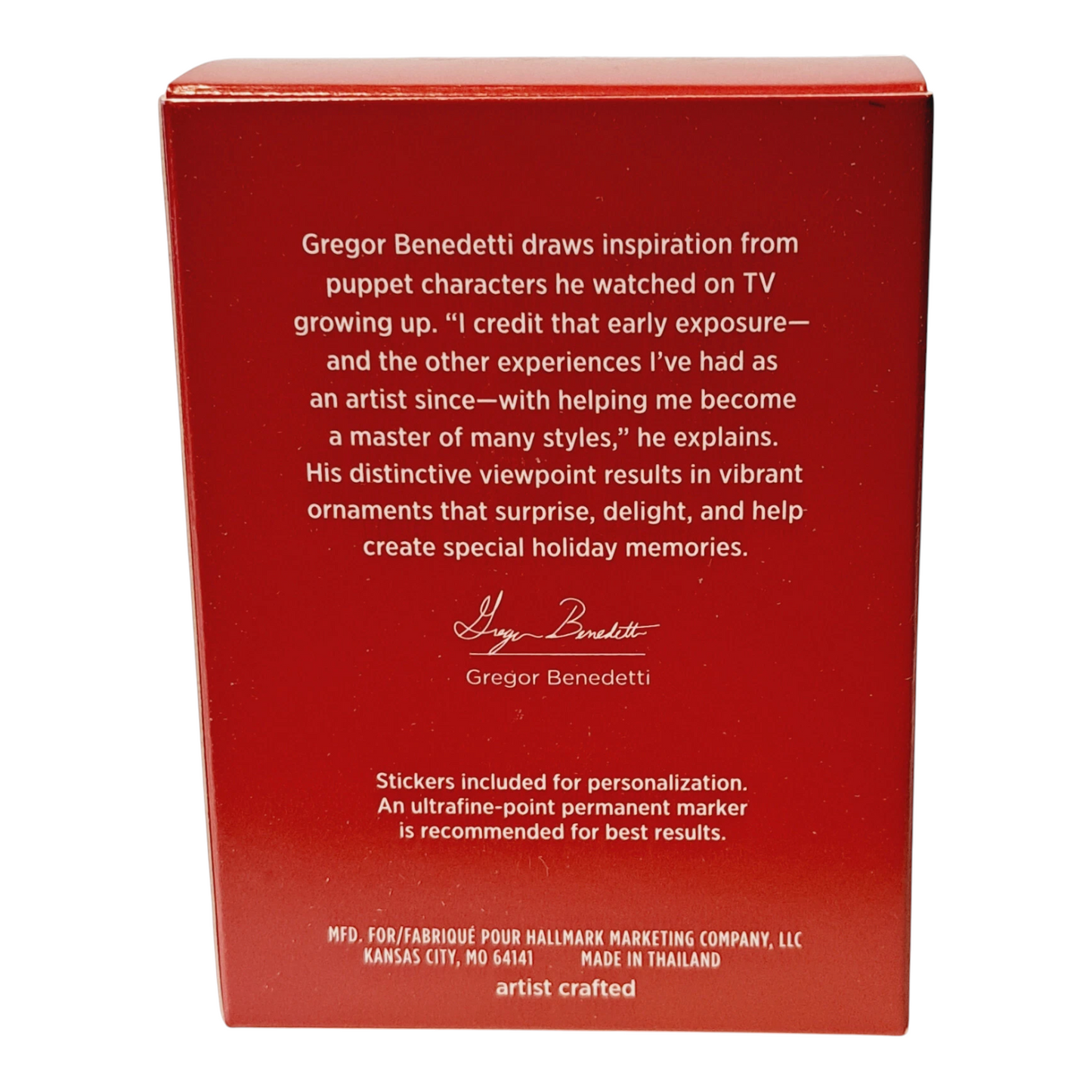 2020 Baseball Snowman Hallmark Ornament (Baseball) QGO1791