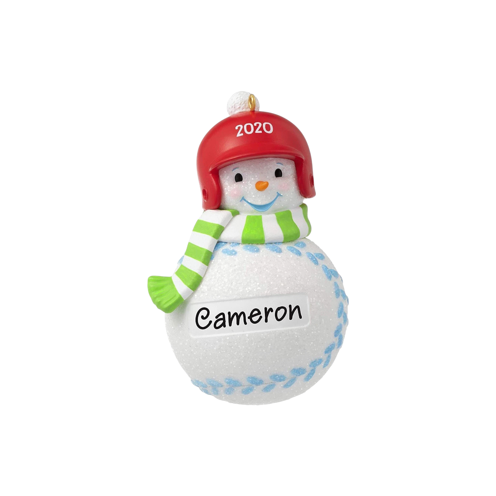 2020 Baseball Snowman Hallmark Ornament (Baseball) QGO1791