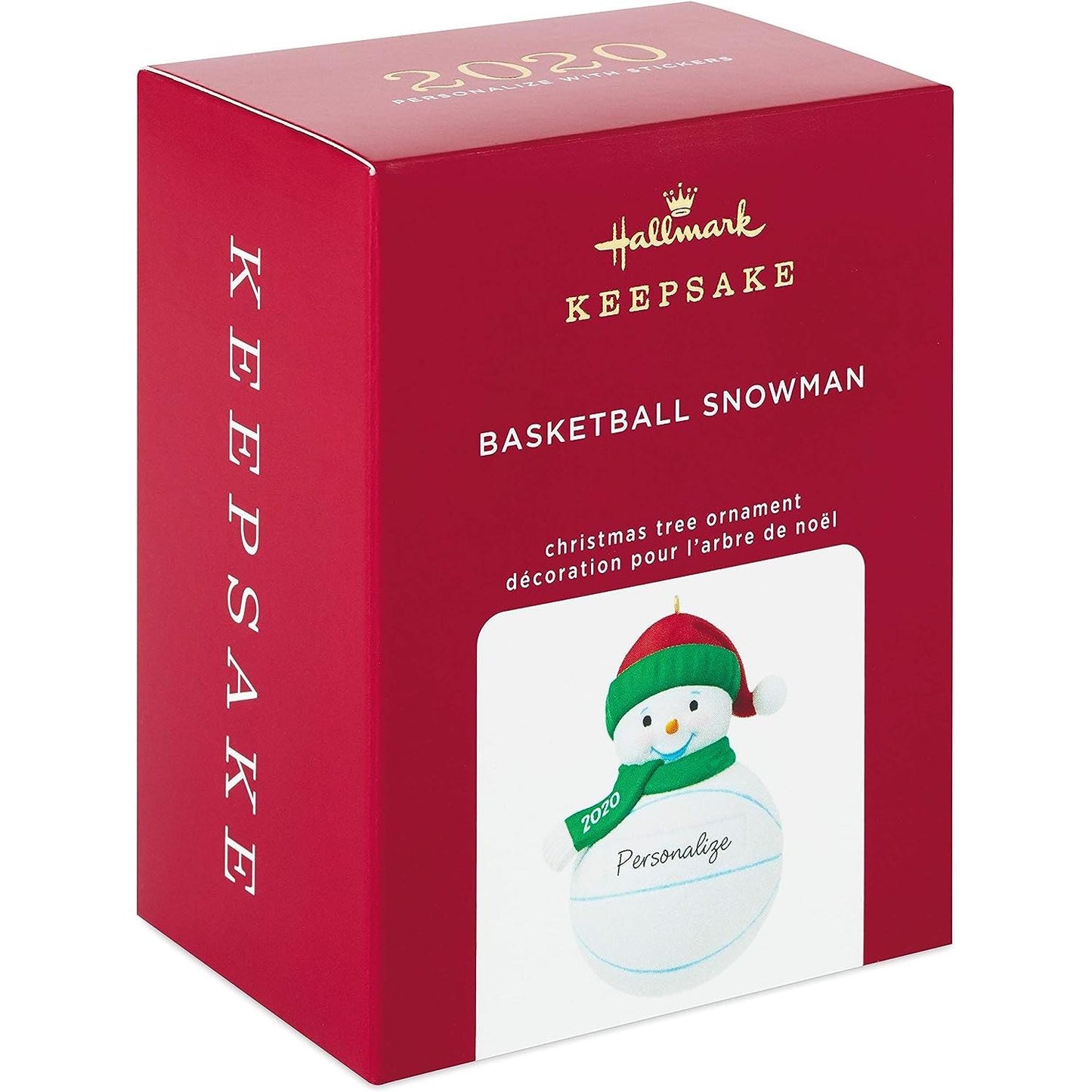 2020 Basketball Snowman Hallmark Ornament (Basketball) QGO1794