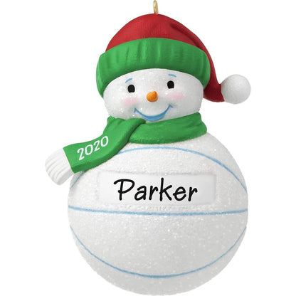 2020 Basketball Snowman Hallmark Ornament (Basketball) QGO1794