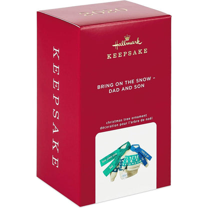 2020 Bring on the Snow - Dad and Son Hallmark Ornament (Family) QGO1694