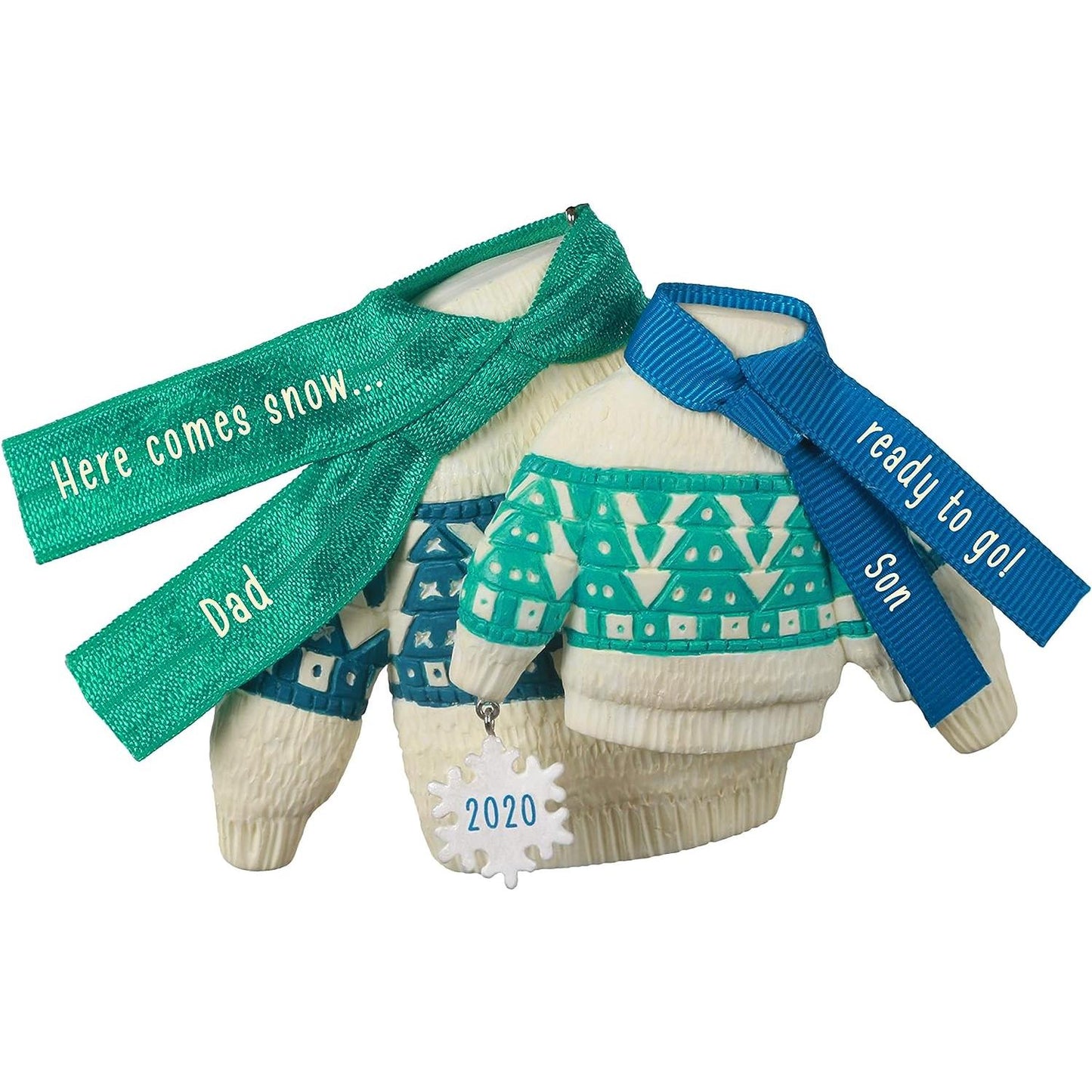 2020 Bring on the Snow - Dad and Son Hallmark Ornament (Family) QGO1694