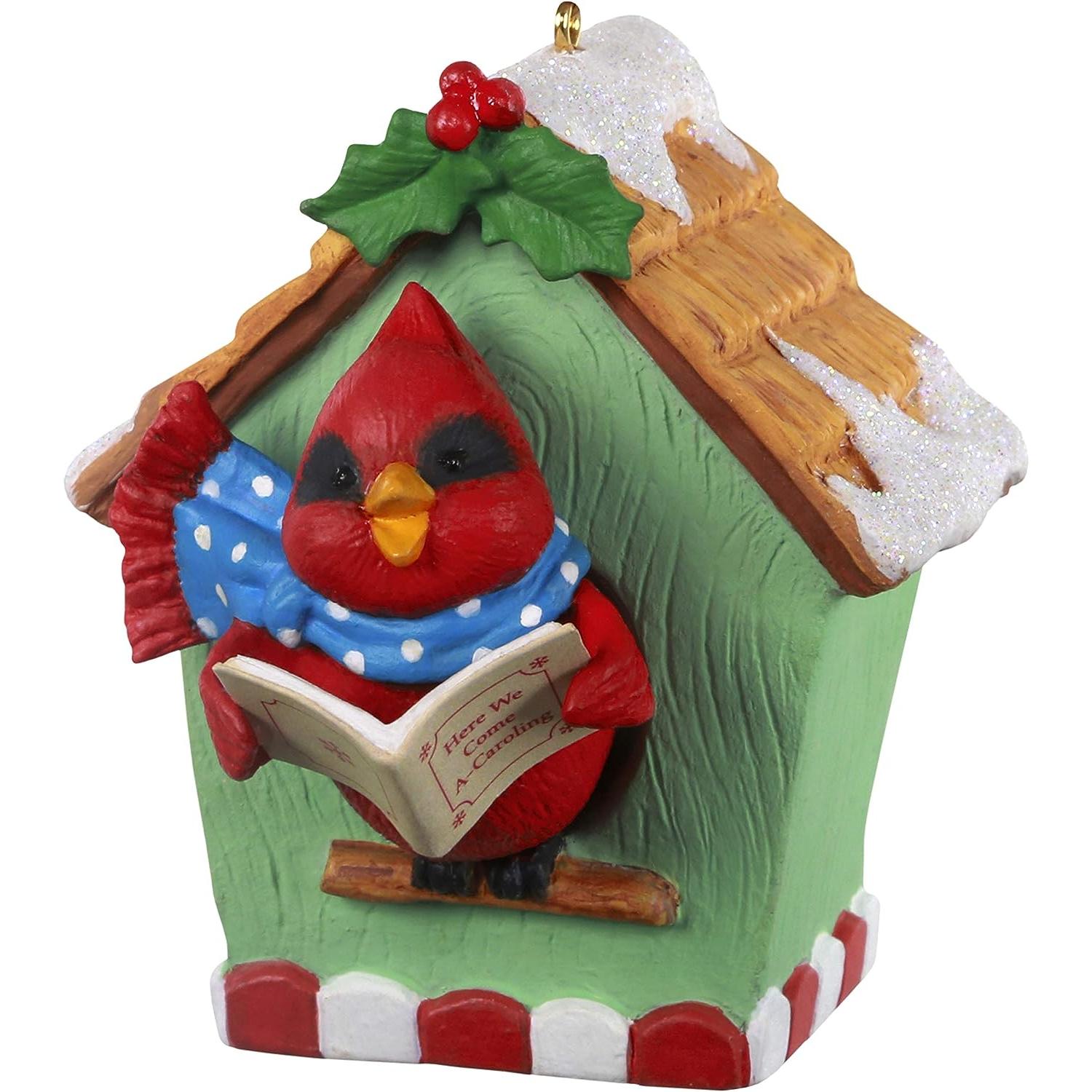 2020 Caroling Cardinal Hallmark Ornament (Bird) QGO2041
