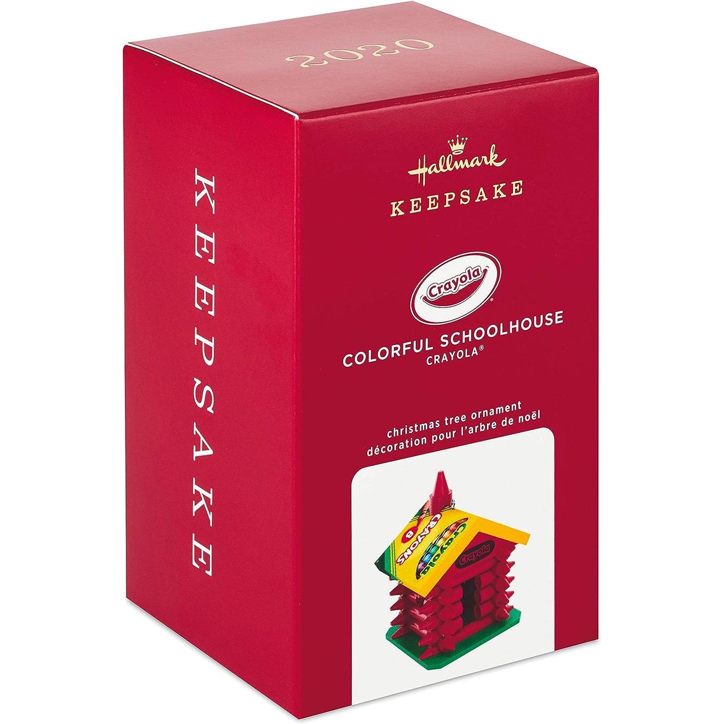 2020 Colorful Schoolhouse Hallmark Ornament (Crayola) QXI2591