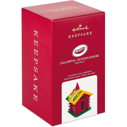 2020 Colorful Schoolhouse Hallmark Ornament (Crayola) QXI2591