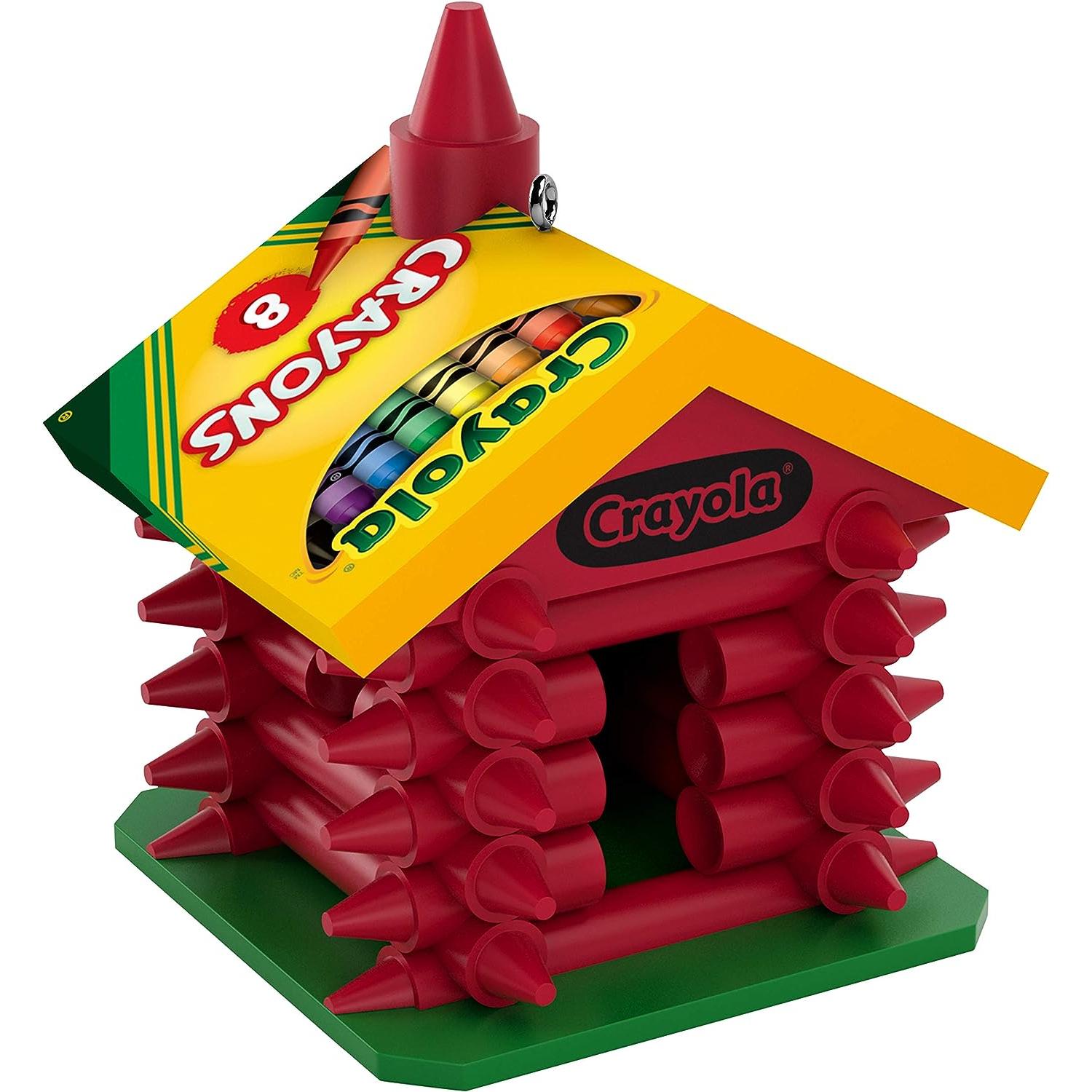 2020 Colorful Schoolhouse Hallmark Ornament (Crayola) QXI2591