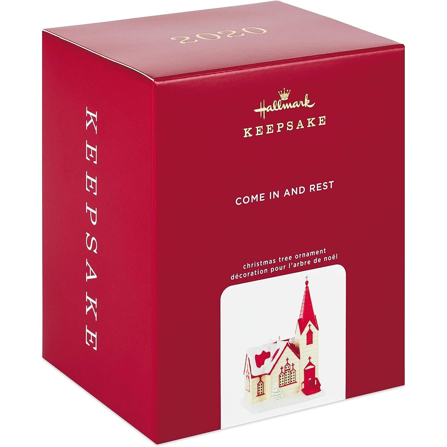 2020 Come In and Rest Hallmark Ornament (Church) QGO2014