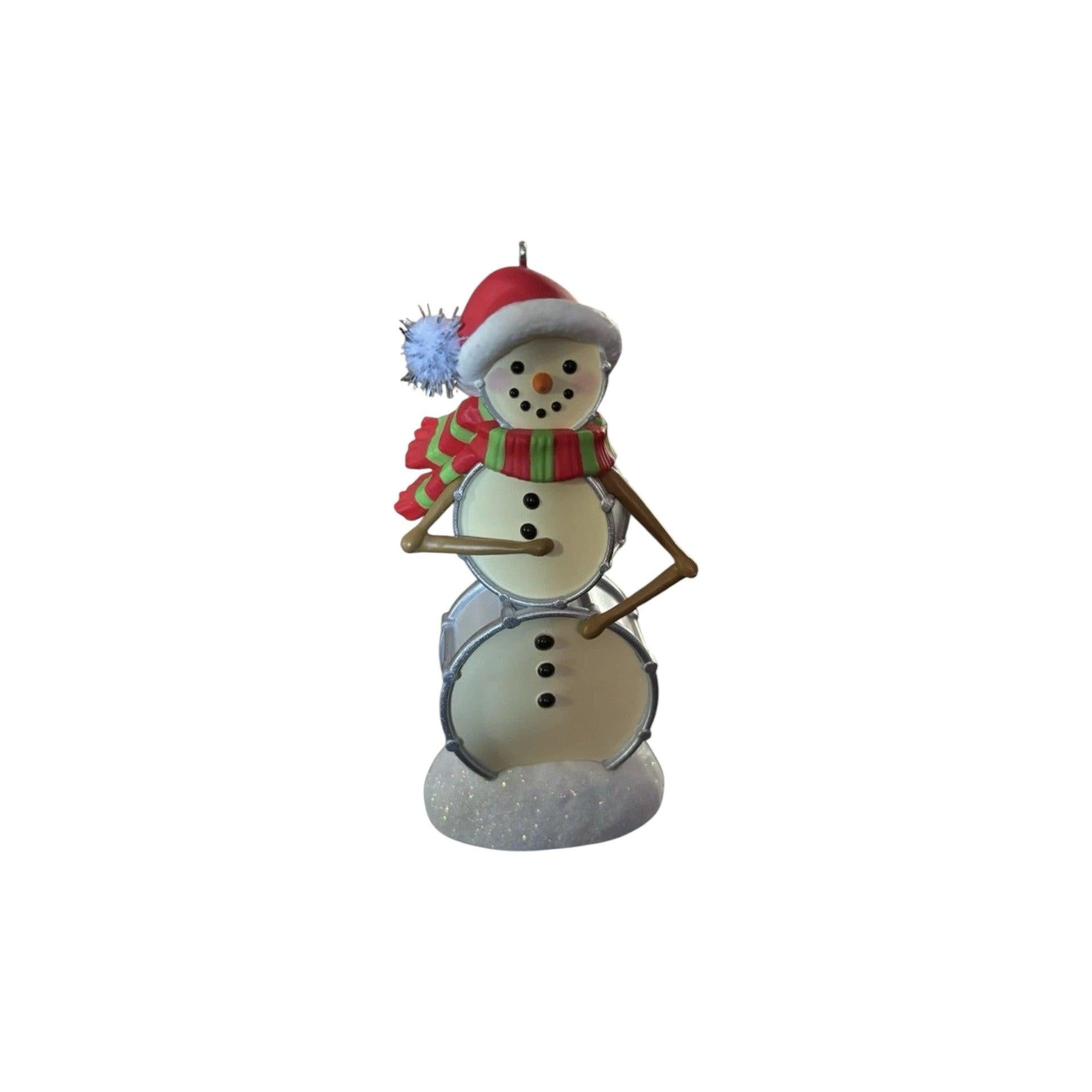 2020 Cool Drummer Boy Hallmark Ornament (Snowmen) QGO2001 Image4