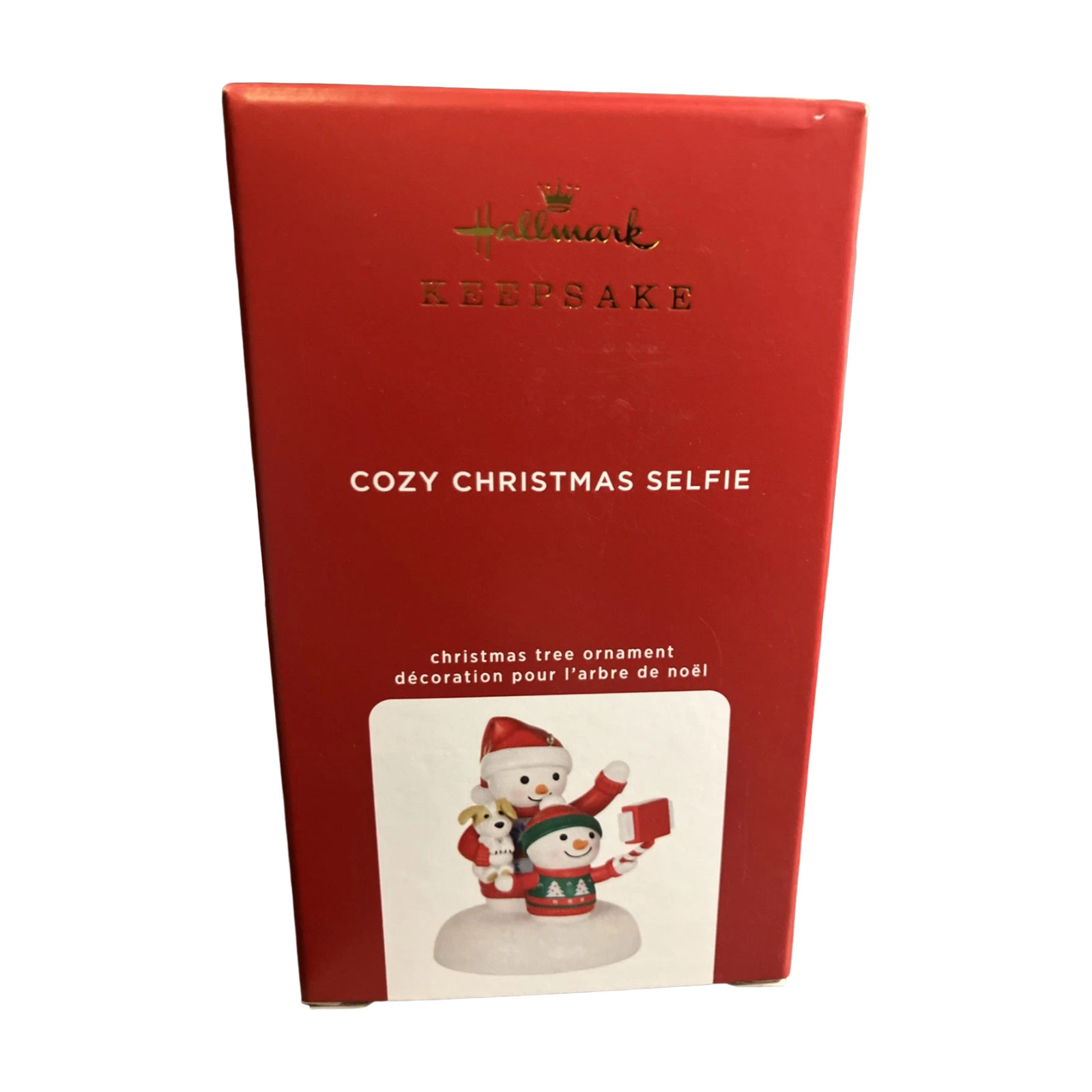 2020 Cozy Christmas Selfie Hallmark Ornament (Snowmen) QGO1831 Image2
