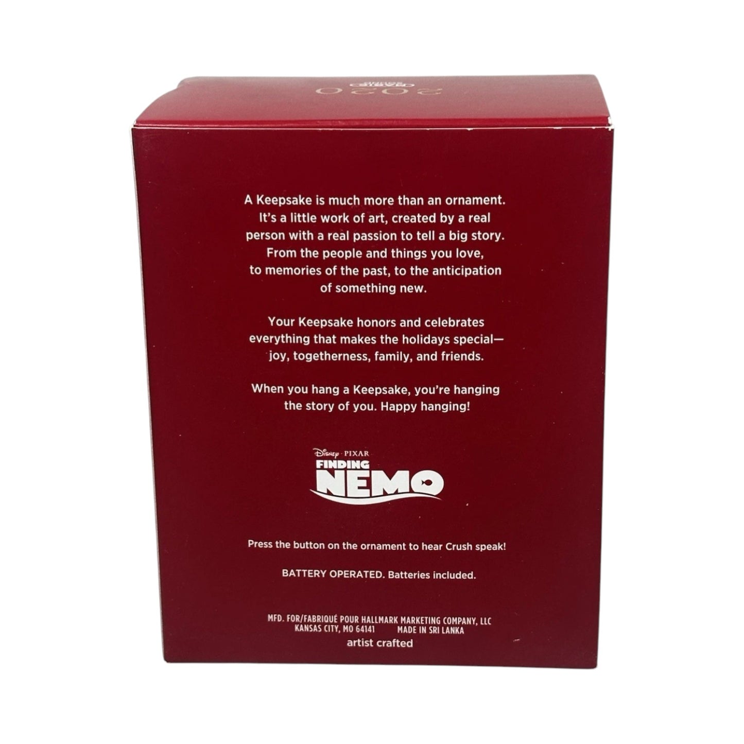 2020 Crush (Finding Nemo) Hallmark Ornament QXD6521 Image8